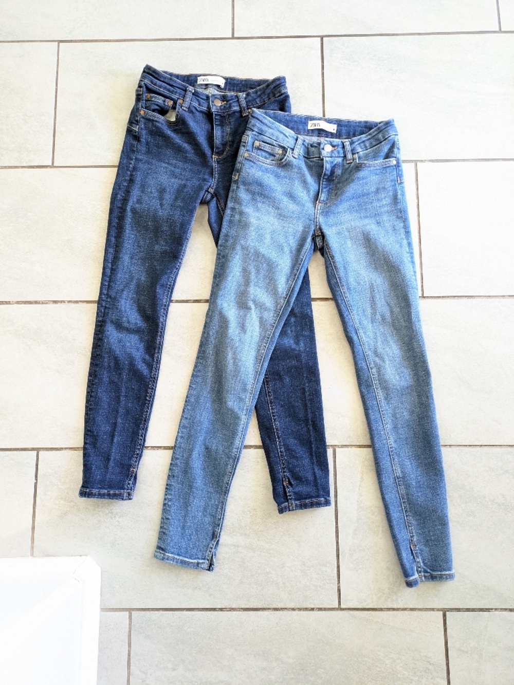 Zara Set Of Two Blue Women's Denim Jeans